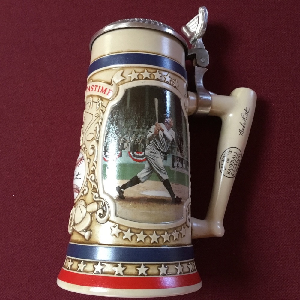 New in box, Bradford museum, Tankard, Babe Ruth Stein